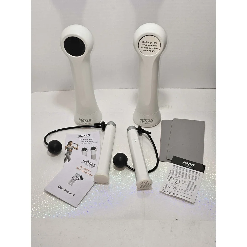 🏋️ MOTAG SMRT Fitness Smart Handweights & Jump Rope Kit‎ Open Box Bluetooth